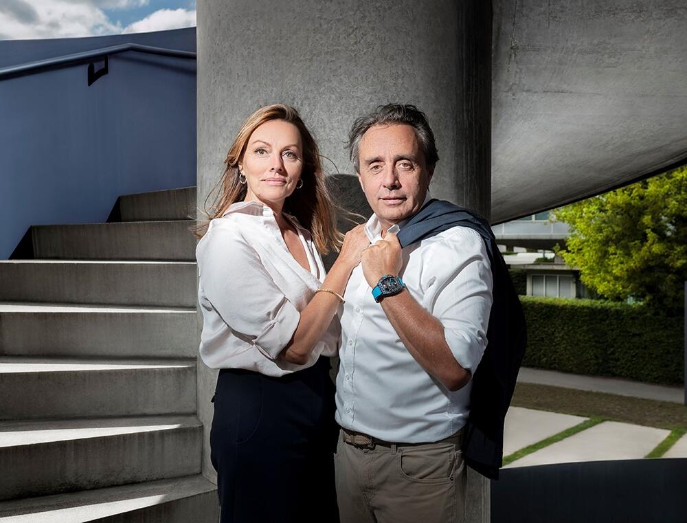 ロドルフォ・フェスタ・ビアンシェ（右）とエマニュエル・フェスタ・ビアンシェ